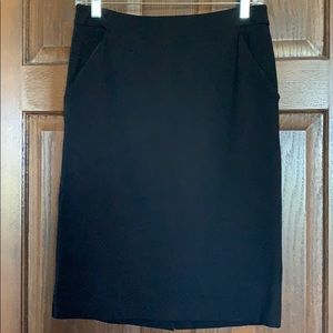 Black Pencil Skirt Slit Zipper Target A New Day